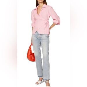 Love Whit, by Witney Rent The Runway Pre-Loved Pink Wrap Top